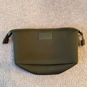 Dagne Dover Olive Green Neoprene Cosmetic Pouch